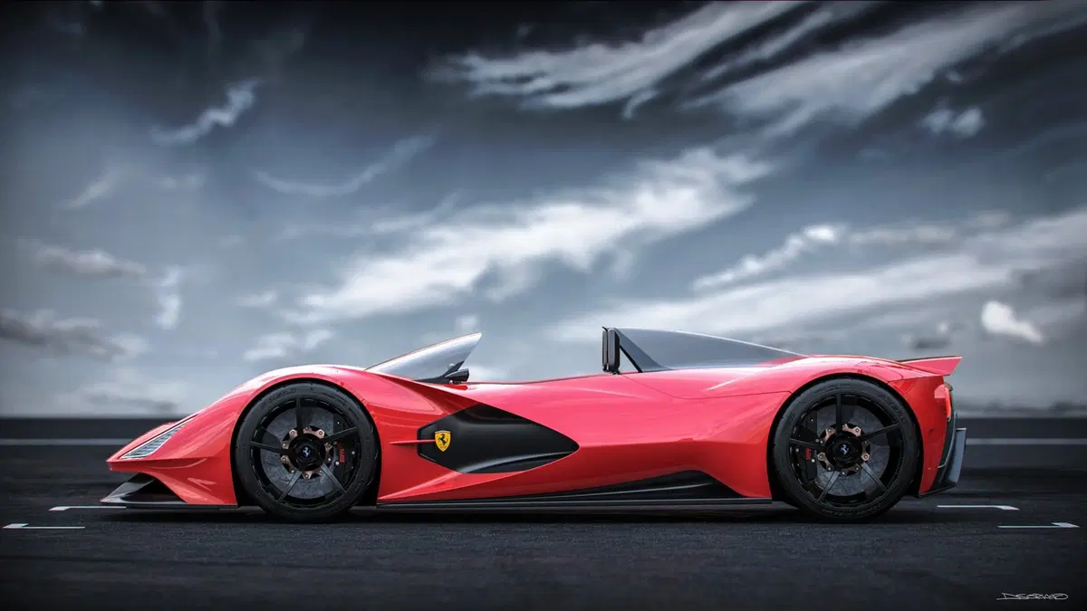 Ferrari Aliante Barchetta, V12 aspirato, cambio manuale e niente elettronica (4)