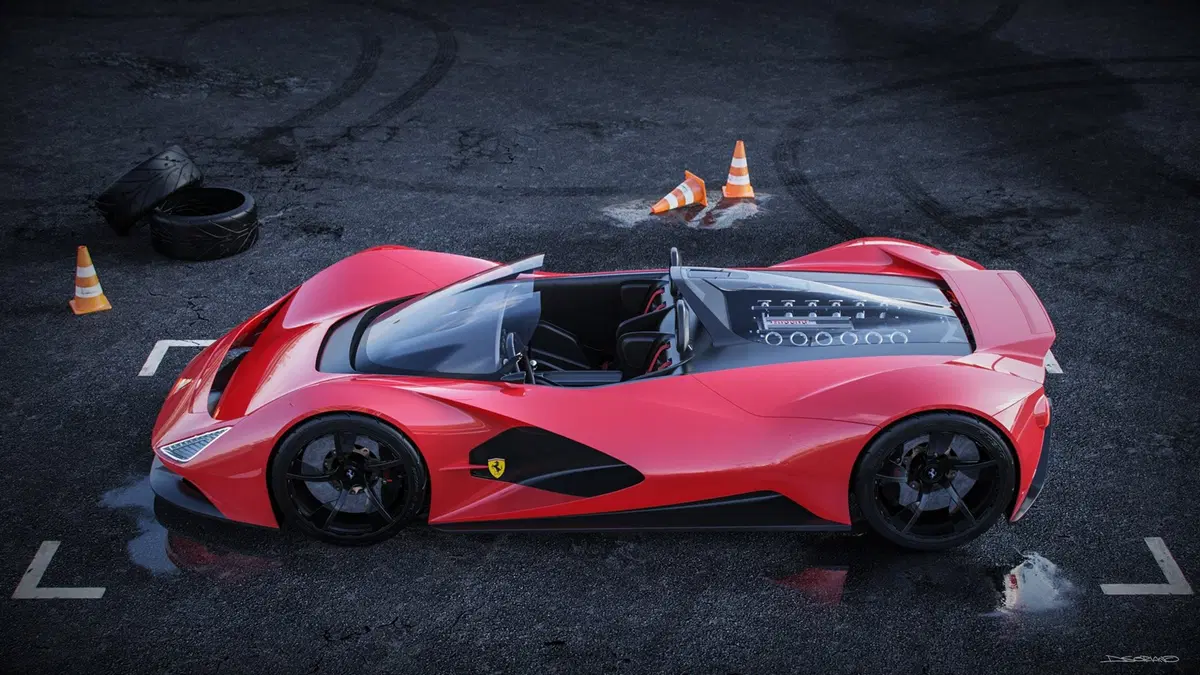 Ferrari Aliante Barchetta, V12 aspirato, cambio manuale e niente elettronica (13)