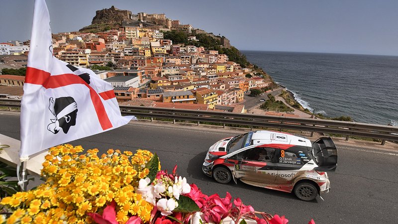 WRC19 Italia Sardegna. Monologo Tanak per Megafono Toyota