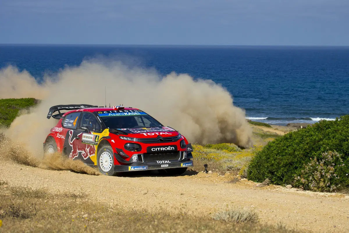 WRC19 Italia Sardegna. Dani Sordo, Hyundai, In Paradiso. Tanak…