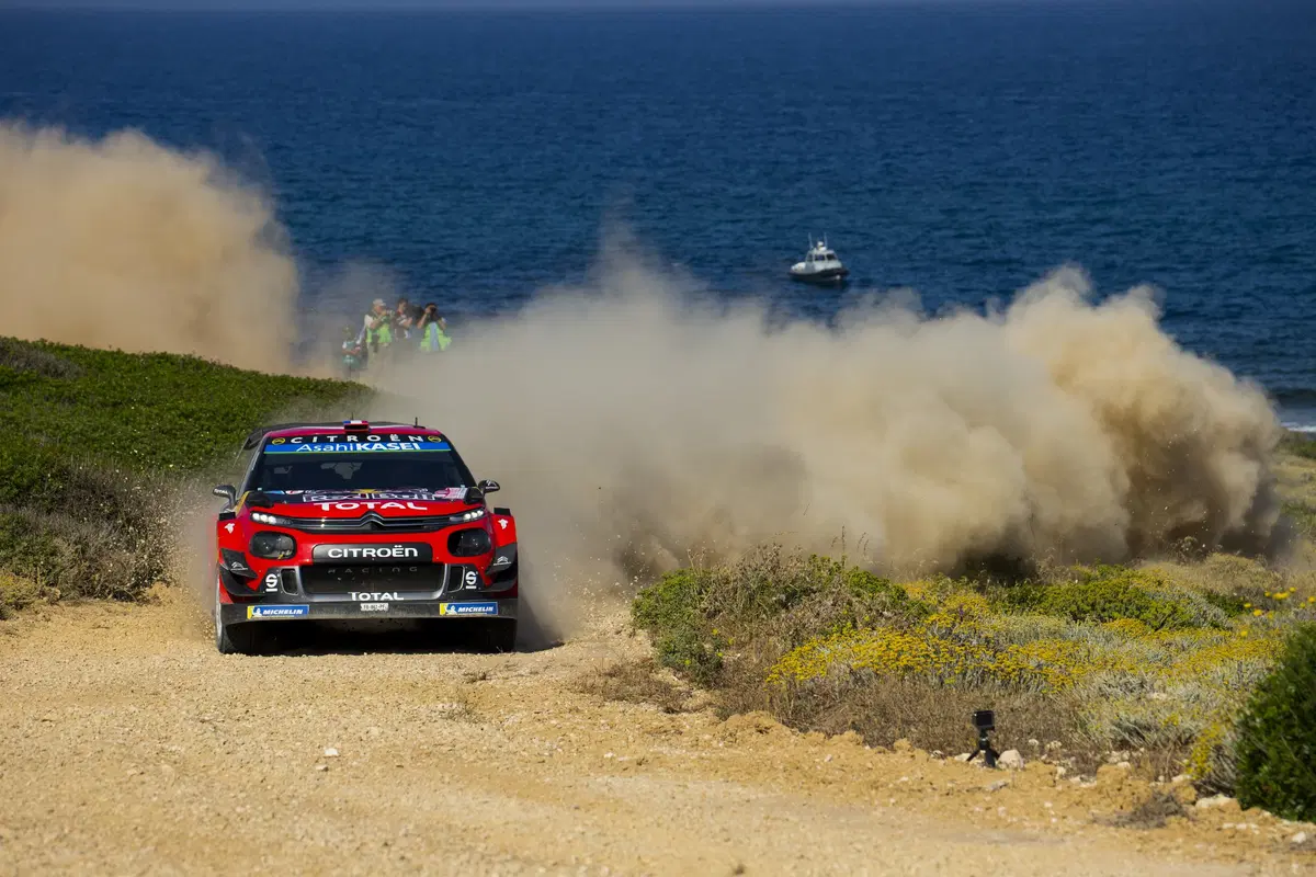 WRC19 Italia Sardegna. Dani Sordo, Hyundai, In Paradiso. Tanak… (2)