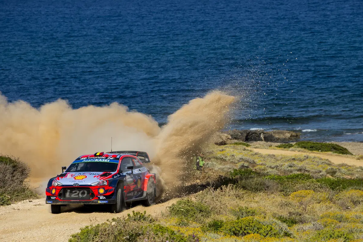 WRC19 Italia Sardegna. Dani Sordo, Hyundai, In Paradiso. Tanak… (3)