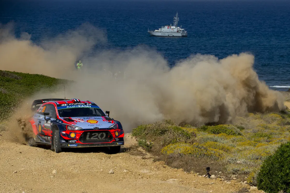 WRC19 Italia Sardegna. Dani Sordo, Hyundai, In Paradiso. Tanak… (15)