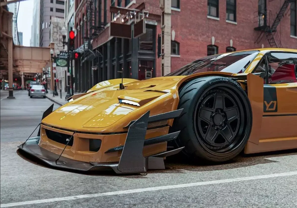 La spettacolare Ferrari F40 V12 di Yasid Design (3)