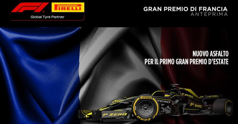 F1, GP Francia 2019: le gomme Pirelli al Paul Ricard