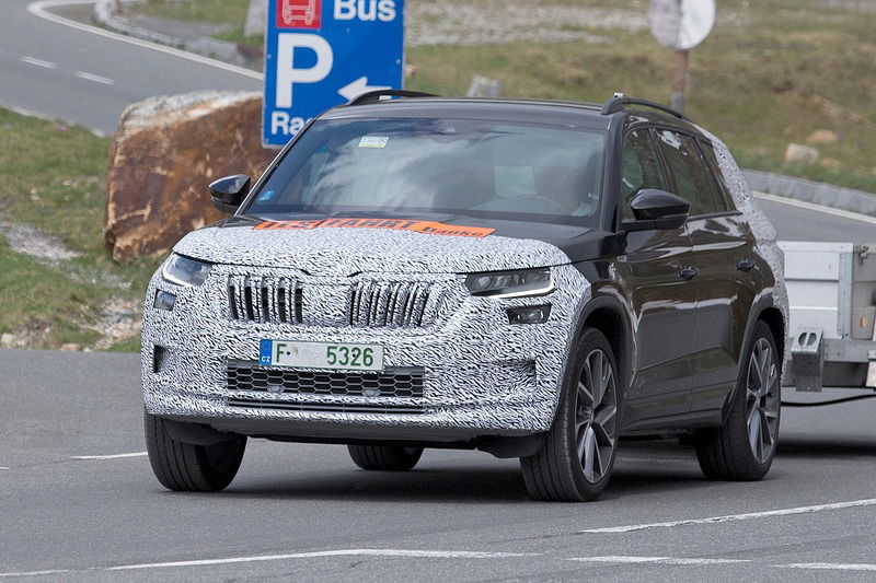 Skoda Kodiaq restyling, le foto spia