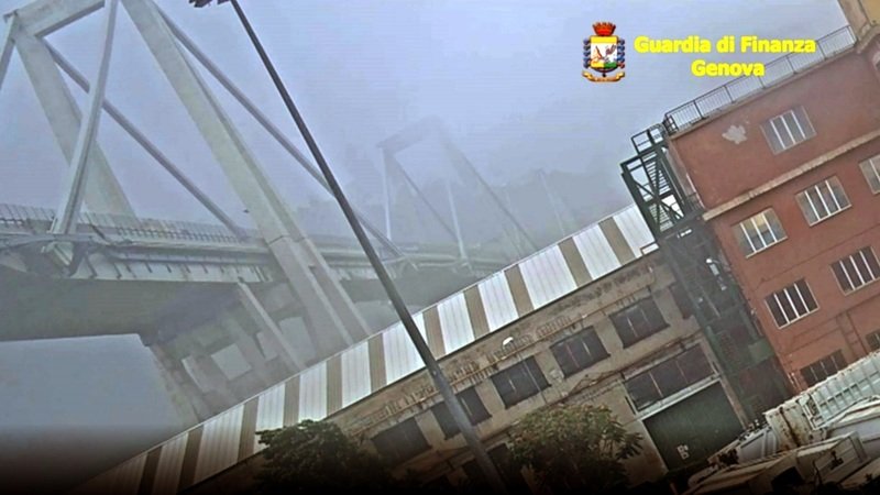 Ponte Morandi: il video inedito del crollo del 14 agosto