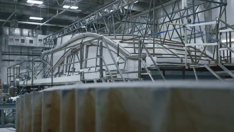 L'allestimento dello yacht LY650