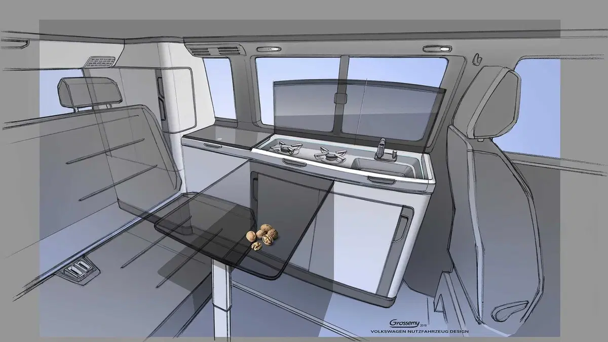 Volkswagen California, i bozzetti della nuova generazione (2)