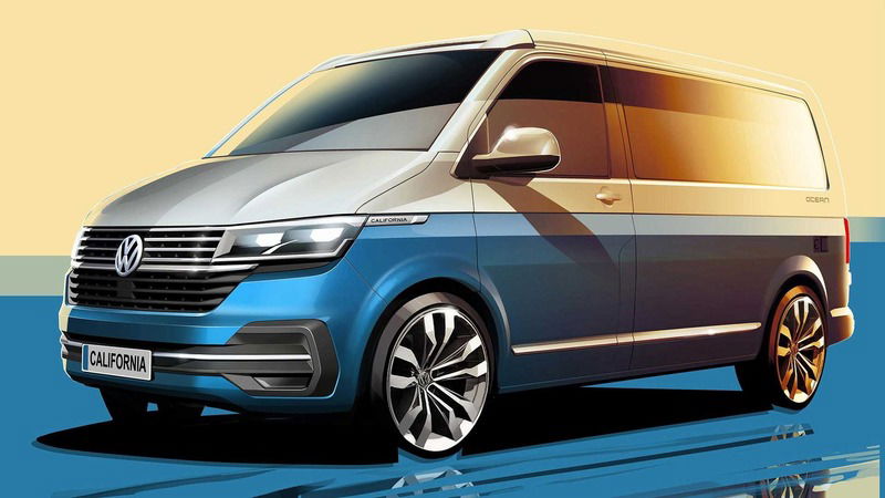 Volkswagen California, i bozzetti della nuova generazione