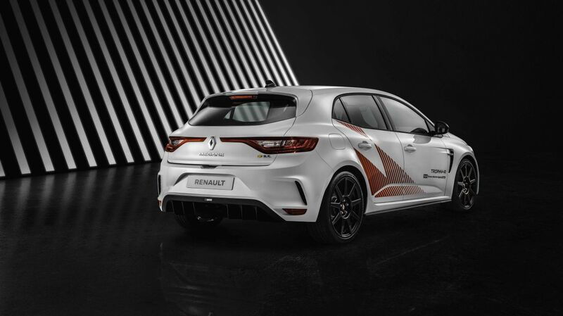 Il posteriore della Megane RS Trophy-R