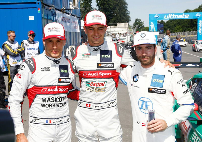 DTM 2019, Nico M&uuml;ller (Audi) in pole al Norisring