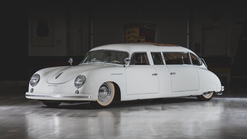 Custom Porsche da collezione, Wedding limousine 356: all&rsquo;asta l&rsquo;esemplare unico made in USA
