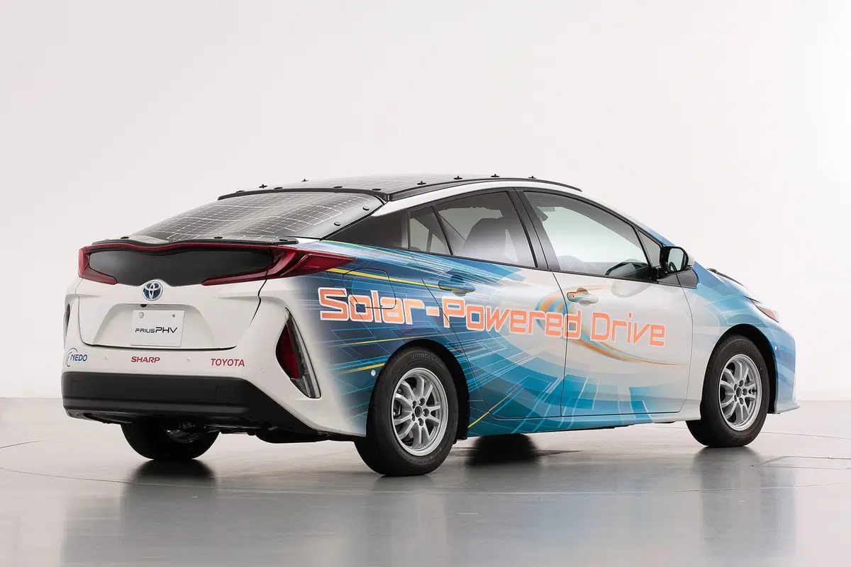 Toyota Prius PHEV, con i pannelli solari Sharp guadagna 44 km di autonomia (9)