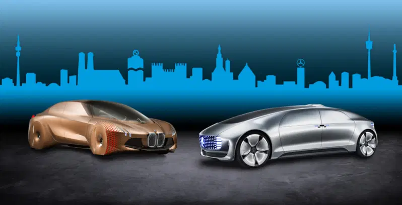 Due prototipi elettrici di BMW e Daimler. I due costruttori si sono appena alleati per collaborare su auto elettriche e a guida autonoma abbattendo i costi. Ma ad oggi le EV rappresentano appena l&rsquo;1,5% del mercato mondiale
