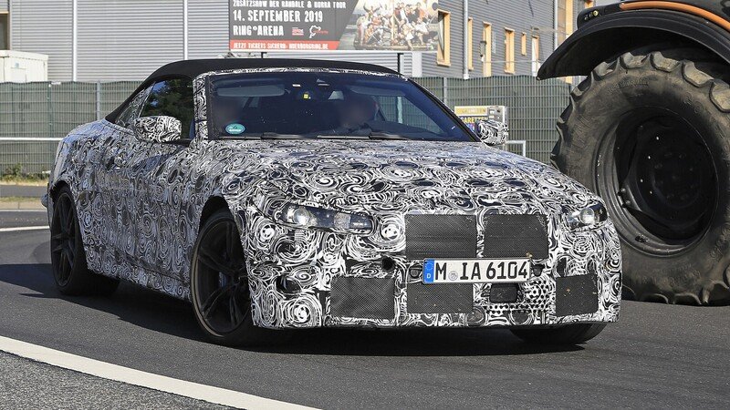 BMW M4 Cabrio: nuovo look e non solo... [Foto spia]