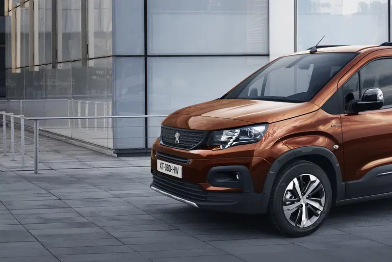 Il muso dell'ultima generazione di Peugeot Rifter
