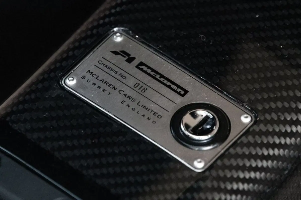 McLaren F1: una delle più rare all’asta a Pebble Beach 2019 (16)