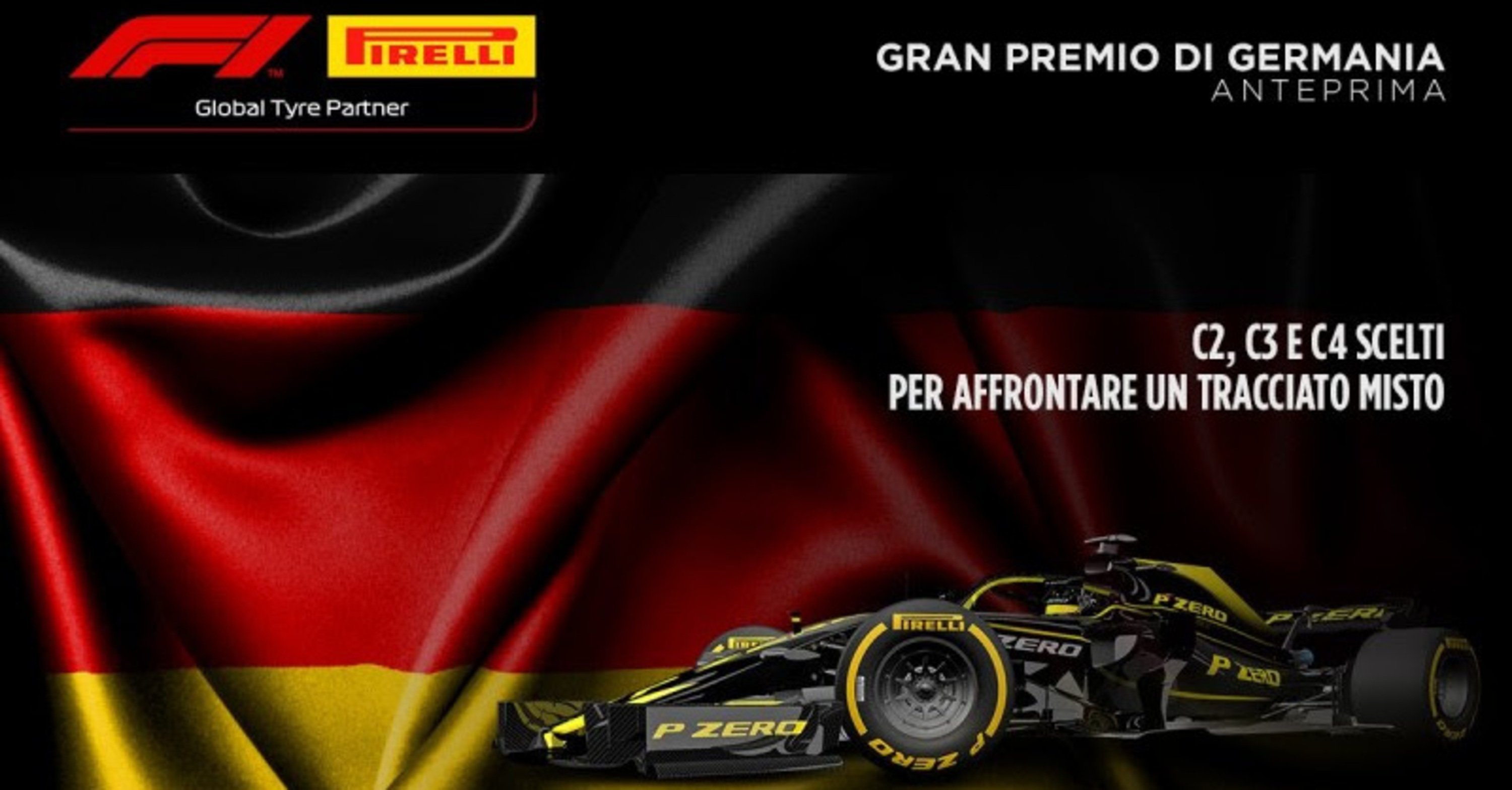 F1, GP Germania 2019: le gomme Pirelli ad Hockenheim