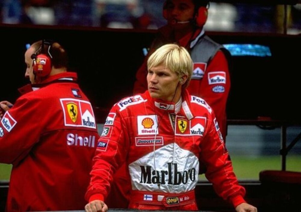 Mika salo all&#039;epoca della parentesi con la Ferrari: era il 1999