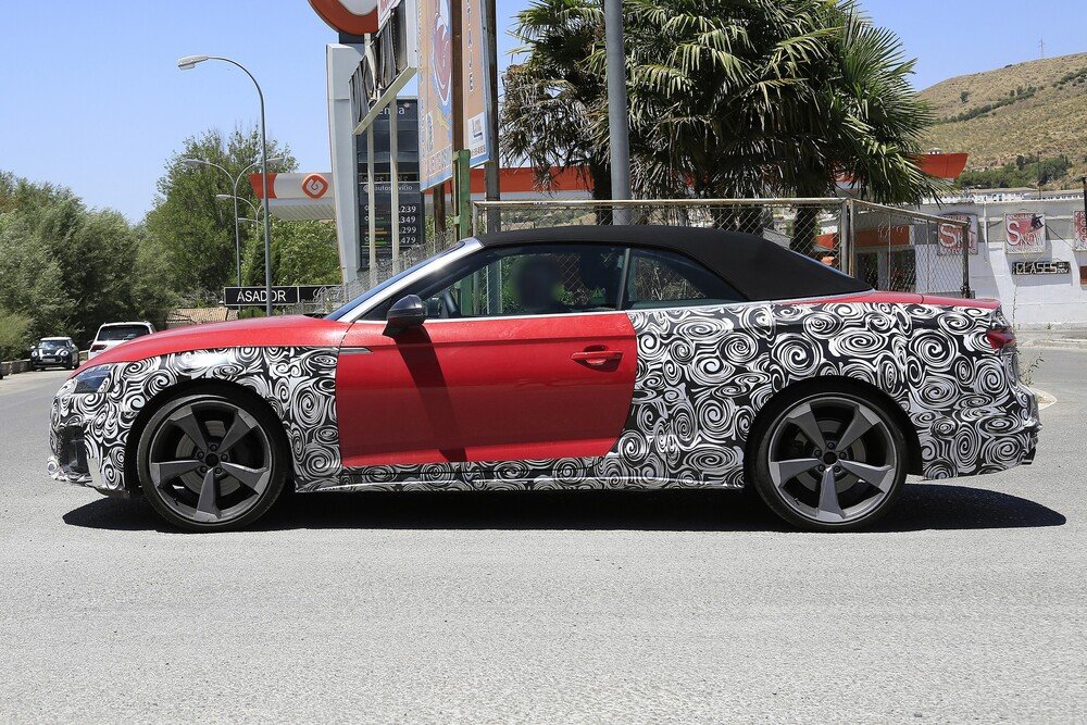 La Audi S5 cabriolet avvistata al Ring
