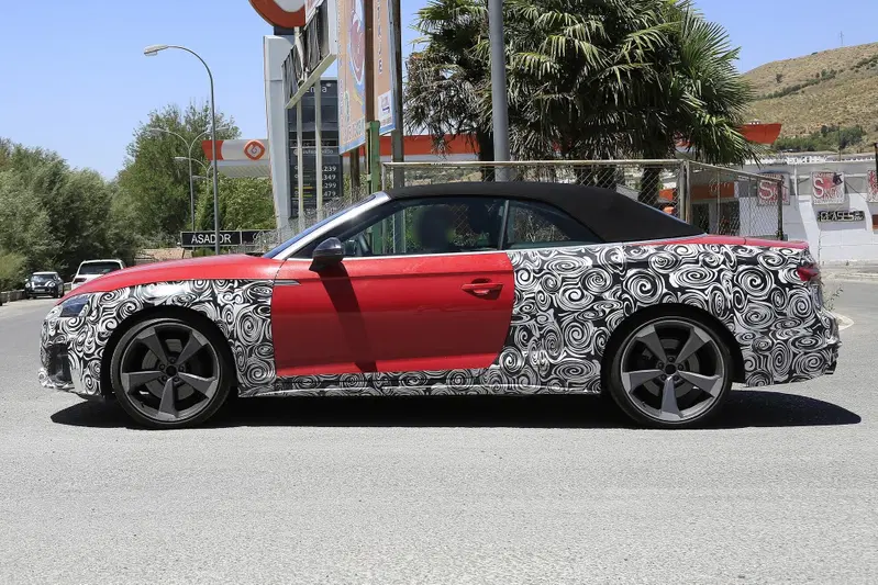 La Audi S5 cabriolet avvistata al Ring