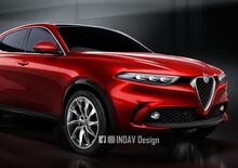 Alfa Romeo Tonale, il rendering della versione di produzione