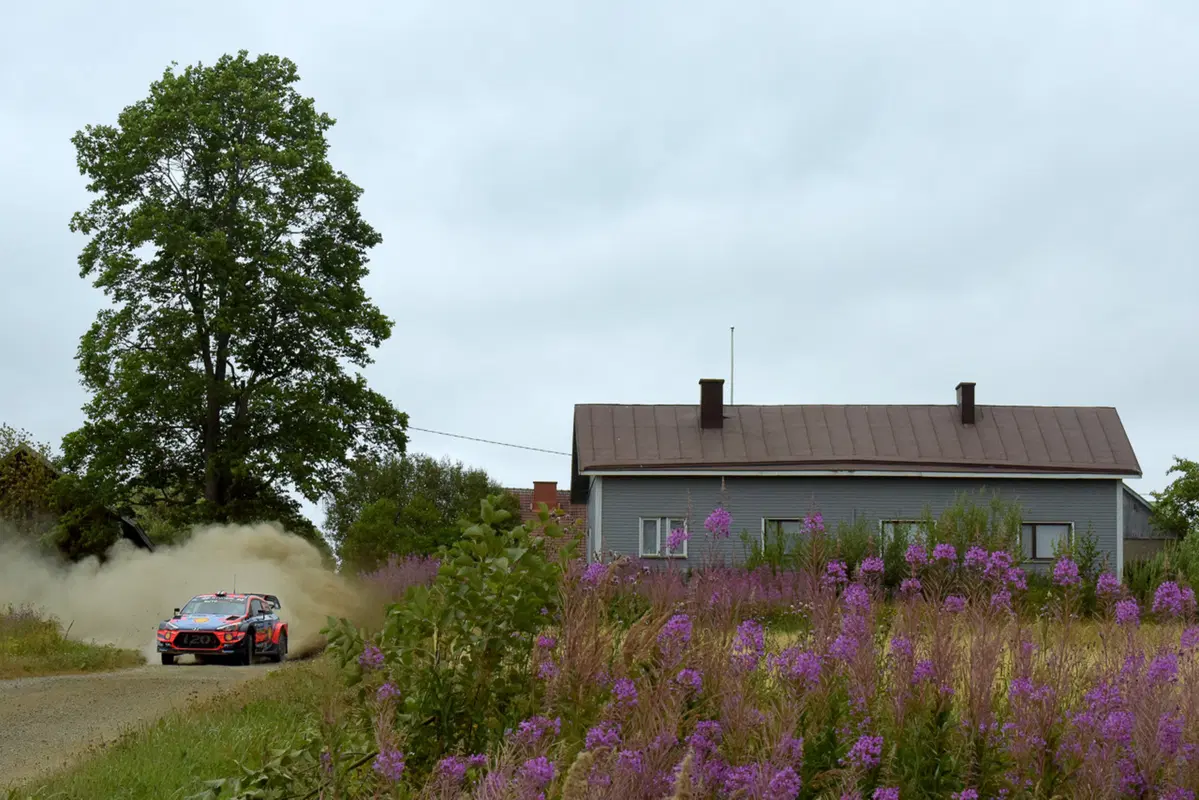 WRC 2019 Finlandia. Tutto in 2 secondi. Latvala-Meeke, Toyota, Tanak dietro a Lappi (13)