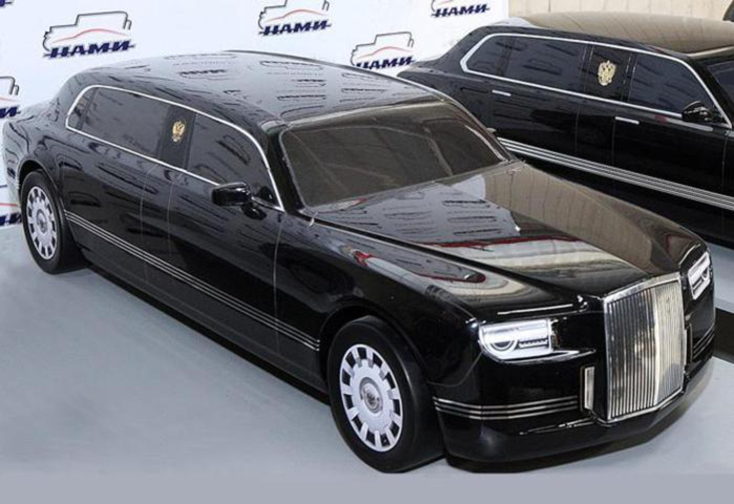 Kortezh limousine, la nuova auto presidenziale di Putin con V12 Porsche