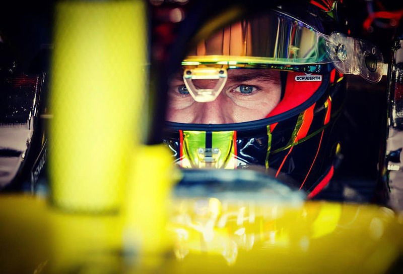 Lo sguardo concentrato di Nico Hulkenberg