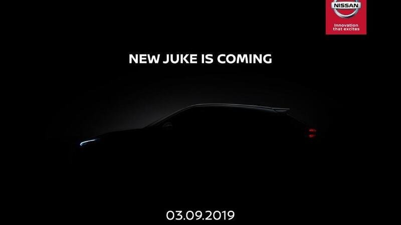 Nissan Juke 2020: un nuova foto prima del lancio