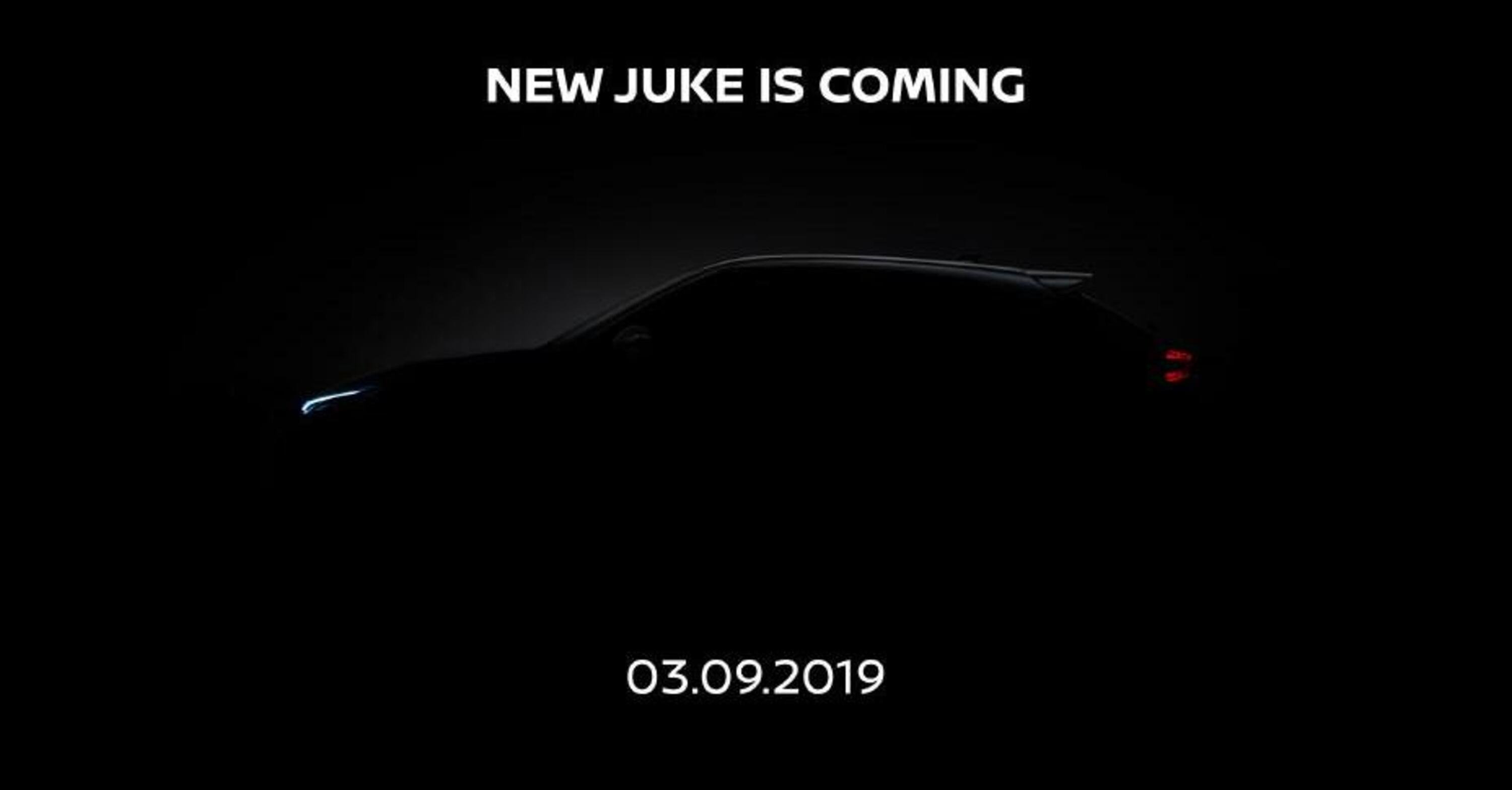 Nissan Juke 2020: un nuova foto prima del lancio