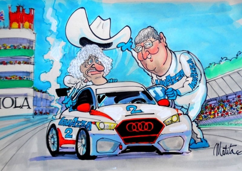 Arturo Merzario, a 76 anni nel TCR DSG Endurance con Audi