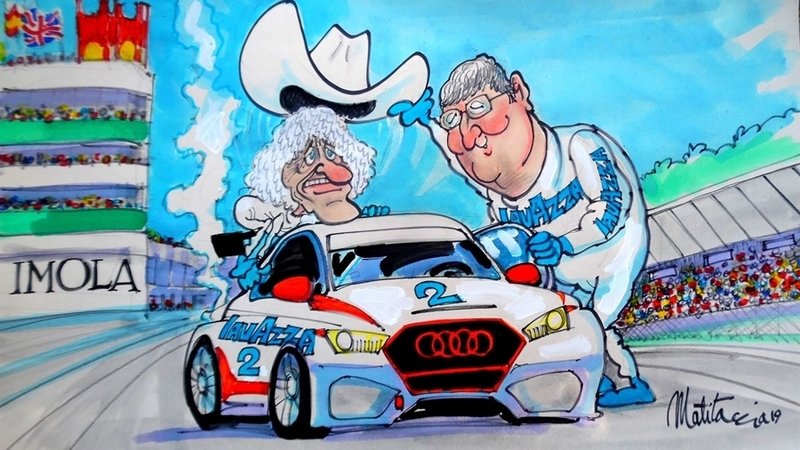 Arturo Merzario, a 76 anni nel TCR DSG Endurance con Audi