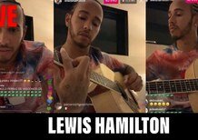 GP Belgio F1 2019, Mercedes: Lewis Hamilton suona in diretta IG e risponde agli utenti [video]