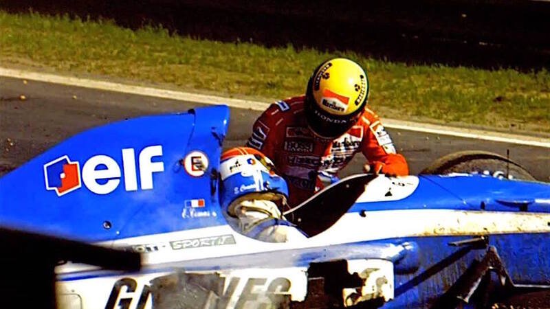 Incidenti gravi F1 in alta velocit&agrave; a Spa: quando Senna salv&ograve; Comas dalla sua Ligier a pieni giri [video]