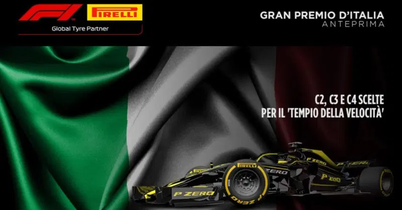F1, GP Italia 2019: le gomme Pirelli a Monza