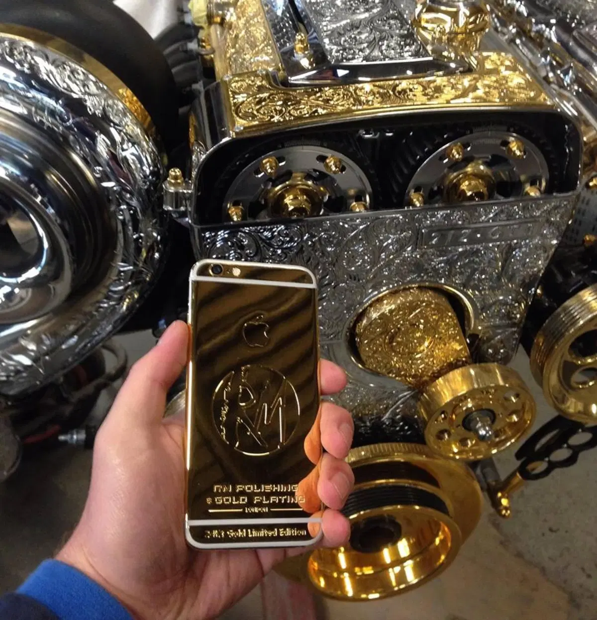 Motori placcati in oro: follie del tuning (13)