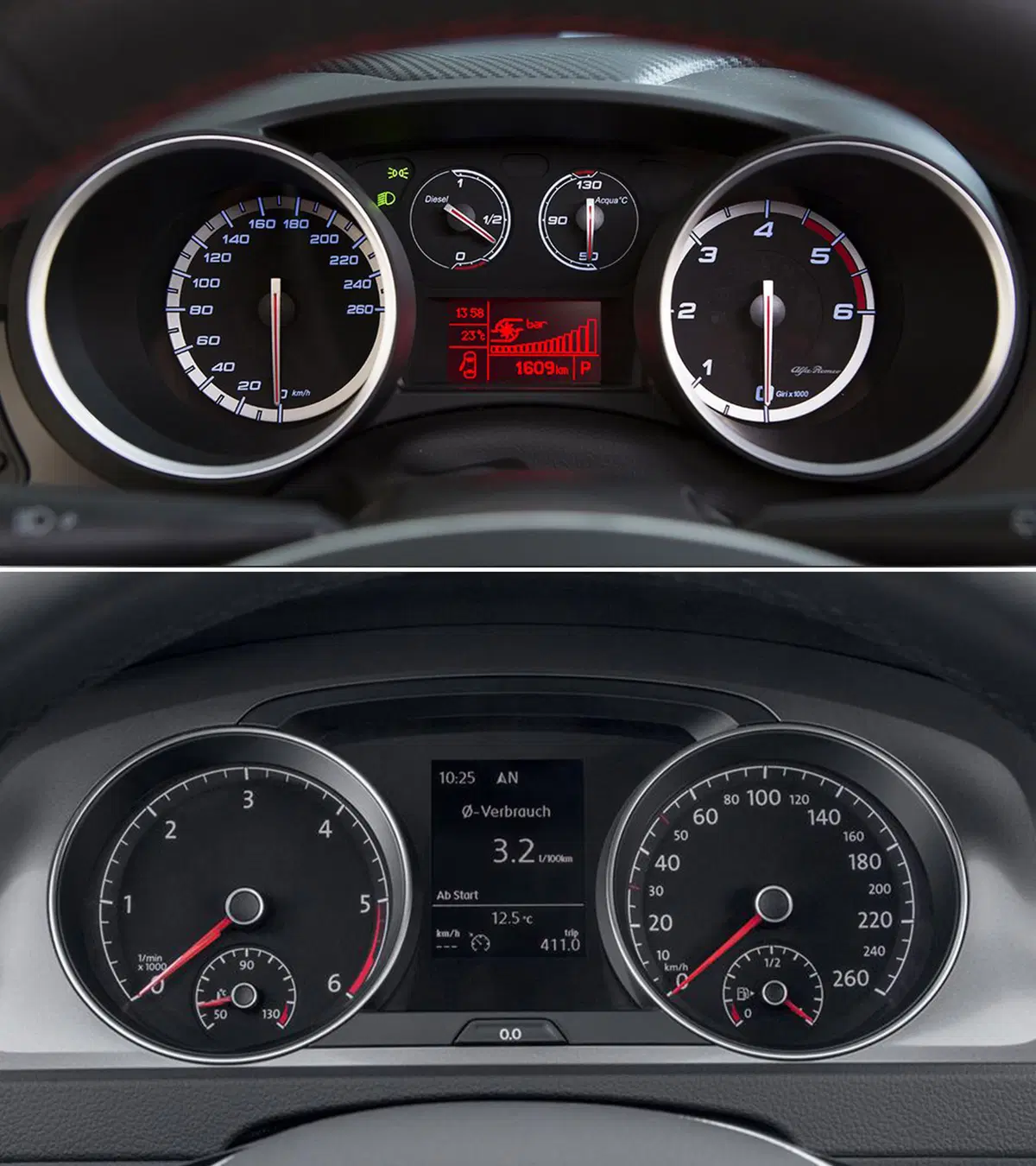 Hatchback europee a confronto: Alfa Romeo Giulietta 1.6 JTDm TCT Vs VW Golf 1.6 TDI DSG (14)