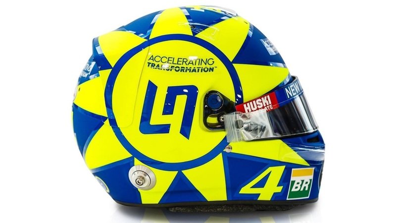 F1, GP Monza 2019: Norris dedica il casco a Valentino Rossi