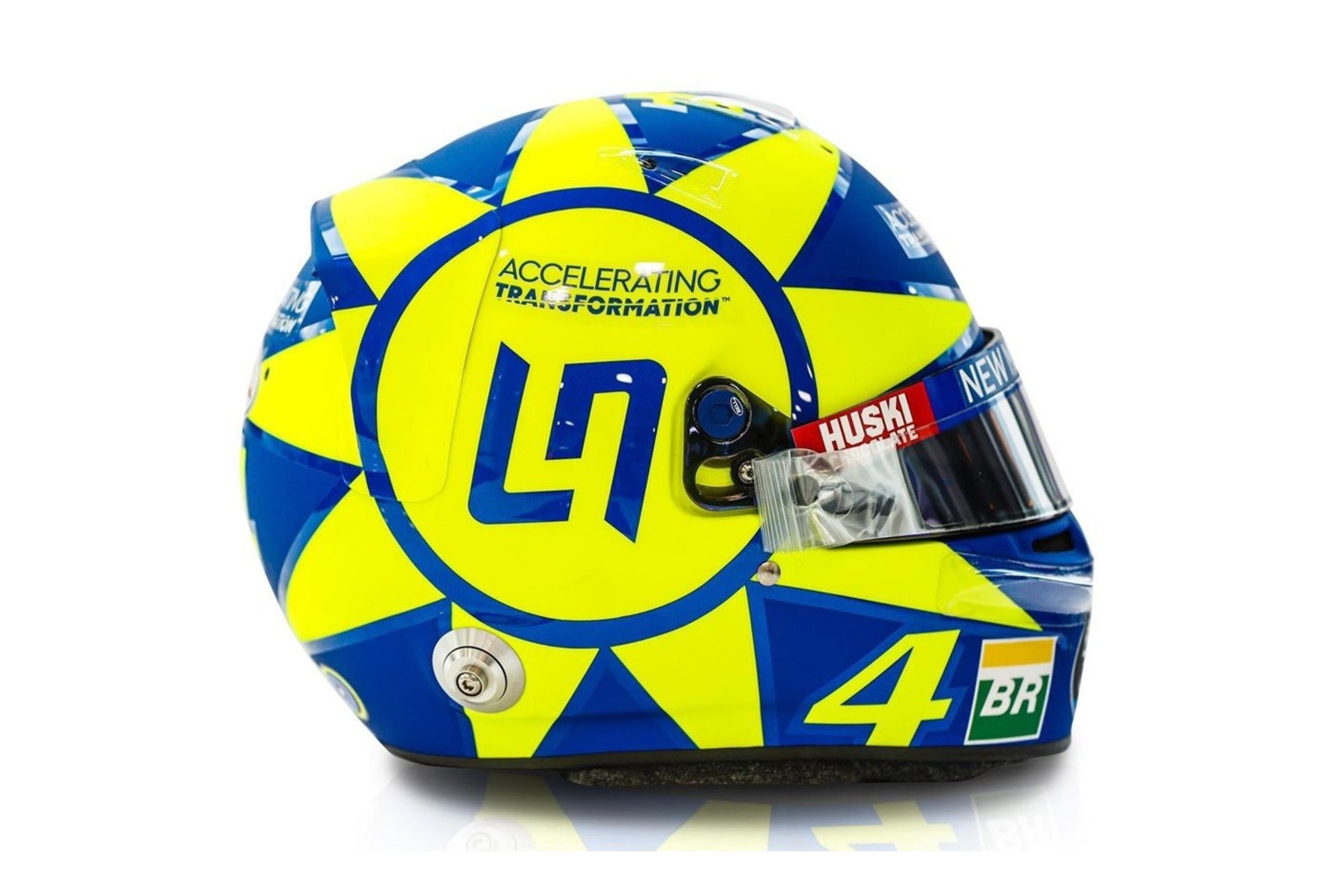 F1, GP Monza 2019: Norris dedica il casco a Valentino Rossi
