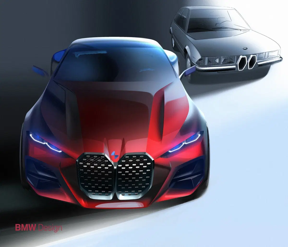 BMW Concept 4: anticipazione del futuro design al Salone di Francoforte 2019 (8)