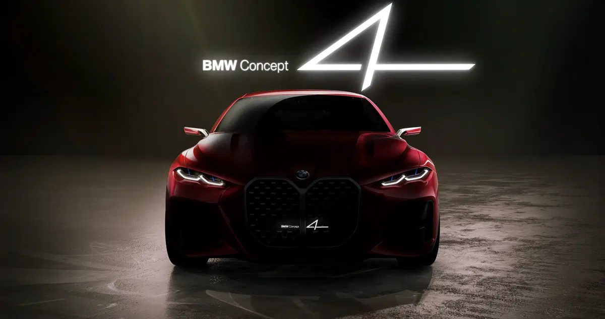 BMW Concept 4: anticipazione del futuro design al Salone di Francoforte 2019 (5)