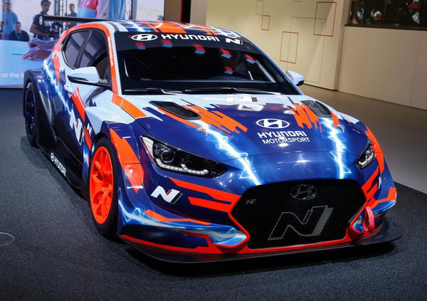 Hyundai Veloster N ETCR, l'elettrica da corsa al Salone di Francoforte 2019