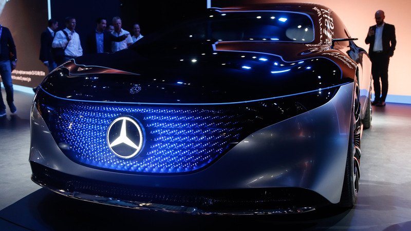 Mercedes Vision EQS, debutto al Salone di Francoforte 2019 [Video]