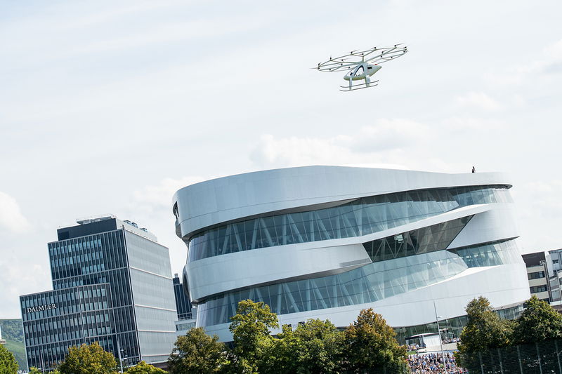 Il Volocopter sui cieli di Stoccarda