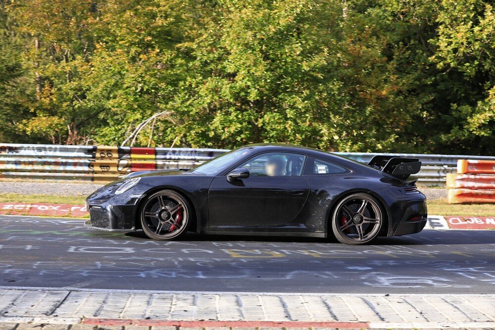 La futura Porsche GT3 in azione al Nurburgring
