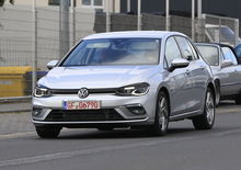 Volkswagen Golf GTE, le foto spia