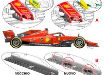 F1, GP Singapore 2019: Ferrari, le novità tecniche