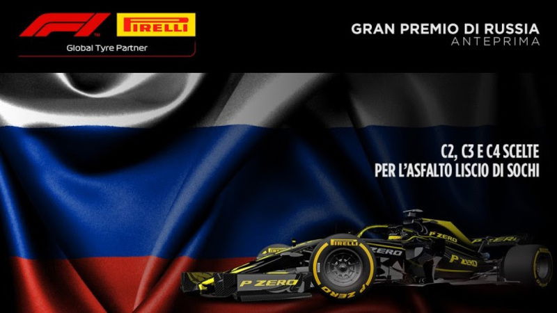 F1, GP Russia 2019: le gomme Pirelli a Sochi